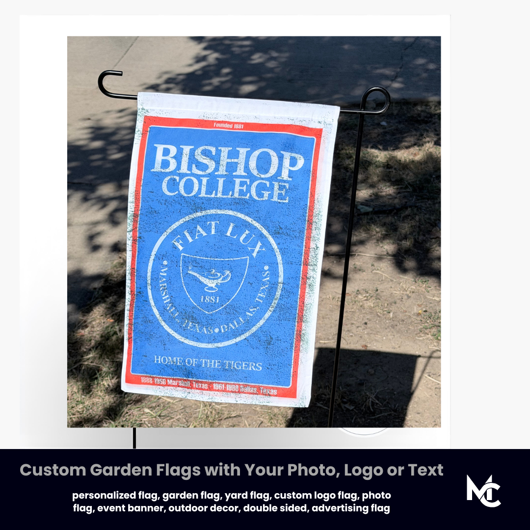 Custom Garden Flags with Your Photo, Logo or Text – Double-Sided Personalized Yard Flag (12 × 18 in.)