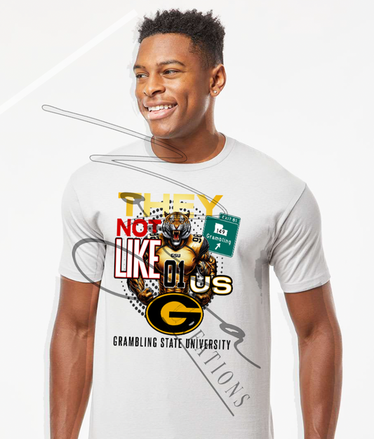 They Not Like US Grambling T-Shirt