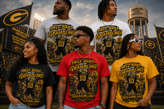 HELL BABY: Built Different™ – Grambling Game Day Tee